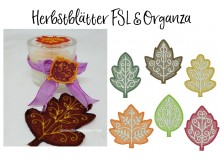 Stickserie ITH - FSL und Organza Blätter